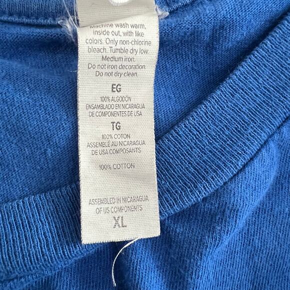 Plus Ultra Blue Short Sleeve Mens T Shirt Size XL - Picture 6 of 6